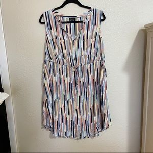 Torrid colorful flowy dress